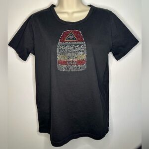 Isaac’s Designs key west southernmost point rhinestone shirt size medium